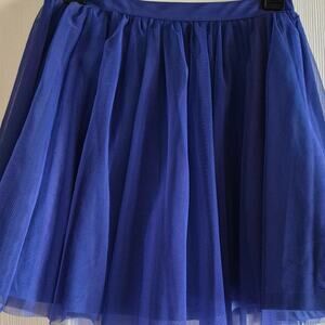 Blue tulle skirt y2k skirt